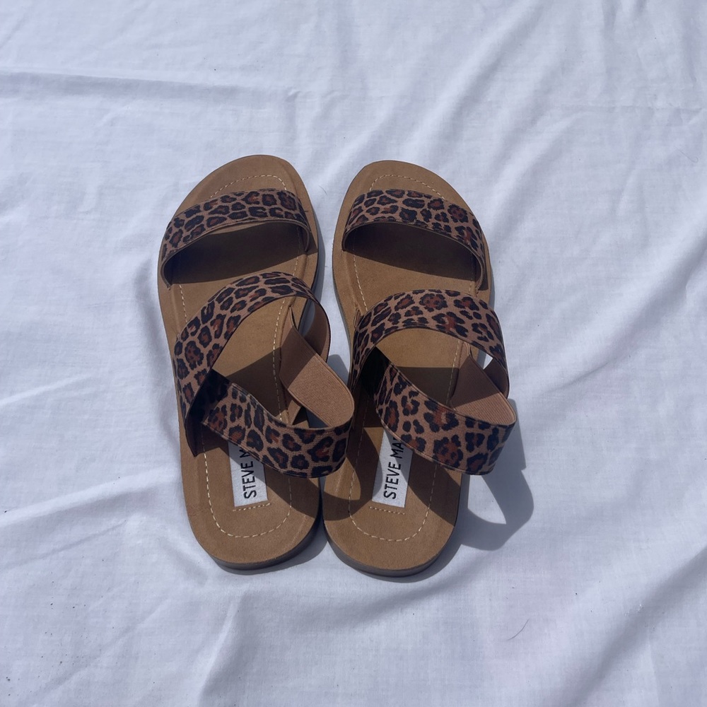Steve Madden Leopard Print Sandals